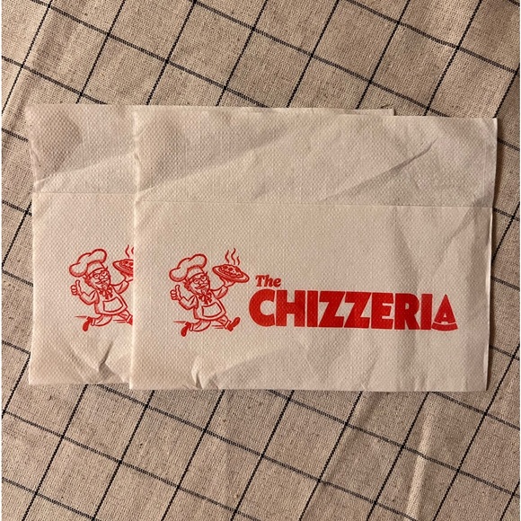 KFC Chizza Kentucky Fried Chicken Pizza Chizzeria Box Napkins Col Sanders Used - Picture 2 of 8